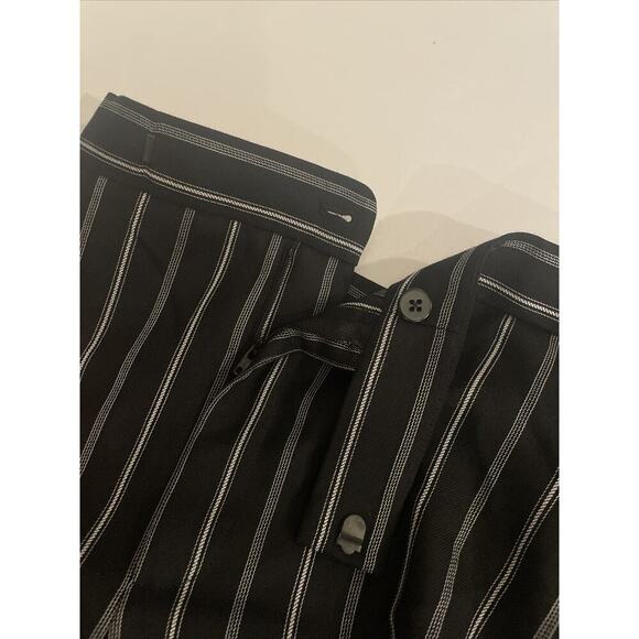 Ralph Lauren Collection Purple Label Pinstripe Wool Pants 8 Straight Leg Runway - Picture 11 of 16